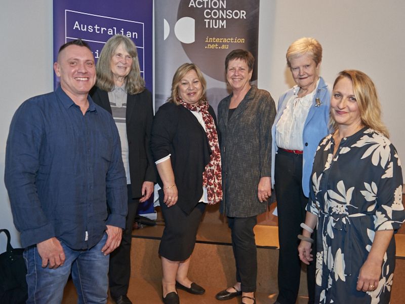 Australian Design Honourees 2017: L - R: Oliver Smith, Grace Cochrane, Maria Grimaldi, Vicki Grima, Jane Burn and Anna Grigson. Photo: Simon Cardwell. 