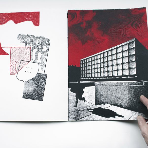 Jo Jarosinska, Echo Room artist’s book detail, 2018, screen print on paper, photo courtesy of the artist.